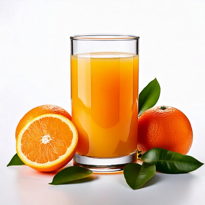 Suco integral de laranja
